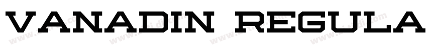 vanadin regular字体转换